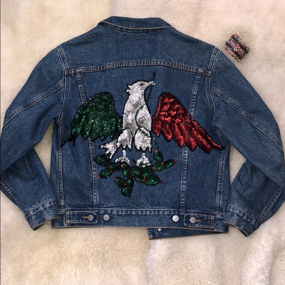 Vintage Calvin Klein Custom designed Jean Jacket